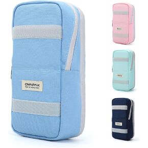 Omnpak مقلمة حامل قلم رصاص حامل قلم للمكتب، حقيبة أقلام رصاص محمولة متعددة الفتحات، سعة كبيرة، حامل قلم رصاص، حقيبة تخزين قرطاسية للفتيات المراهقات والأولاد والبالغين والطلاب والمدرسة والكلية والمكتب in Kuwait