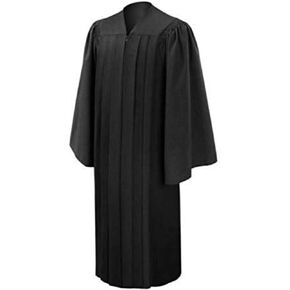 Unisex Adult Deluxe Black Bachelors University Graduation Gown