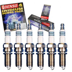 6 pc DENSO Iridium Power Spark Plugs compatible with Jeep Grand Cherokee 3.6L V6 2011-2012