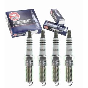 4 pc NGK Iridium IX Spark Plugs compatible with Ford Fiesta 1.6L L4 2011-2015