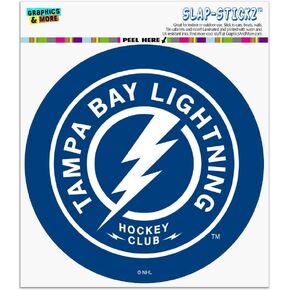 NHL Tampa Bay Lightning Logo Automotive Car Window Locker Circle Bumper Sticker