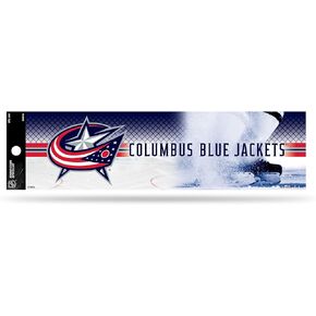 Rico Industries NHL Bumper Sticker, Columbus Blue Jackets