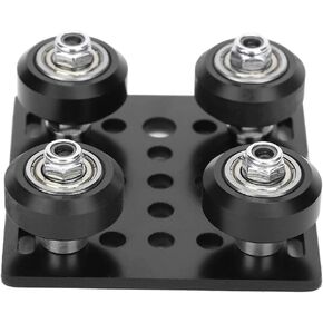 2020 V Slot Gantry Plate, V Type Gantry Plate Black for 3D Printer Accessories Aluminum Profiles EU Standard in Saudi Arabia