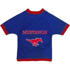 NCAA SMU Mustangs Athletic Mesh Dog Jersey