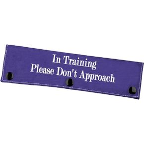 Training Dog Leash Sleeve in Training Please Don't Approach Dog Leash Wrap Social Distancing Dog Patch (in Training Don't Approach)