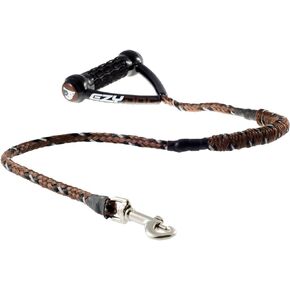 EzyDog Cujo Shock Absorbing Bungee Dog Leash - Best Dog Rope Training Lead - Reflective Trim for Nighttime Safety - Padded Pull Handle for Superior Comfort and Control (40", Blue)