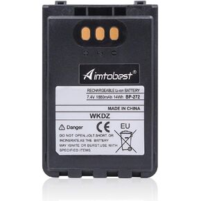 BP-272 1880mAh Li-ion Battery Compatible for ICOM Radio IC-705 ID-31A ID-31E ID-51A ID-51E ID-52A ID-52E IP-100H IP-501H IP-503H BP-307 BP-271