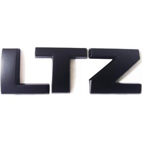 Chrome LTZ Emblem LTZ Letters Logo LTZ Badge Compatible with Chevy Silverado Colorado Sierra Suburban Tahoe 1 Pack Metal