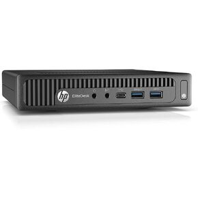 HP EliteDesk 800 G2 Desktop Mini PC, Intel Core i5 6500T 2.5Ghz, 16GB DDR4 RAM, 256GB NVMe PCIe M.2 SSD, USB Type C, Windows 10 (Renewed)