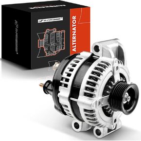 A-Premium Alternator Compatible with Dodge Charger 2006-2007, Magnum 2005-2007 & Chrysler 300 2005-2007, 2.7L 3.5L 5.7L 6.1L, 12V 160A CW 6-Groove Pulley, Replace# 04896805AC, 4210000262