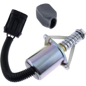 JEENDA 12V Fuel ShutOff Solenoid 6681513 6681512 for Bobcat Skid Steer 751 753 763 773 7753 853 853 863 873 883 953 325 328 331 334 337 341 5600 S150 S160 S175 S185 S205 S220 S250 S300 S450