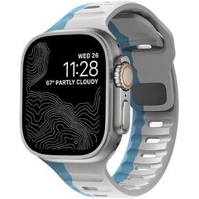 Soft Silicone Waterproof Strap Compatible with Apple Watch Ultra Band 49mm 45mm 44mm 42mm 41mm 40mm 38mm,Men Women Sport Bands for iWatch Series 8 7 6 5 4 3 2 1 SE Ultra