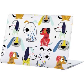 Laptop Hard Shell Case for New MacBook Air 13 inch with Retina Display & Touch ID, Compatible with 2020 2019 2018 Release Model A1932 A2179 A2337 M1, Plastic Hard Shell Case Cover, Cute Dog