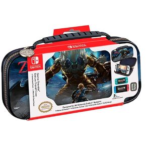 Game Traveler Nintendo Switch Zelda Case - Holds Switch OLED, Switch or Switch Lite, Adjustable Viewing Stand & Bonus Game Cases, Deluxe Carry Handle, Licensed Nintendo Switch Case