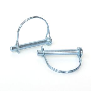 Trailer Coupler Pin, 2Pcs Tivnhuils Safety Coupler Pin Trailer Hitch Pin, Zinc Plated Carbon Locking Pin Trailer Pin, 5/16" x 2.75", Medium