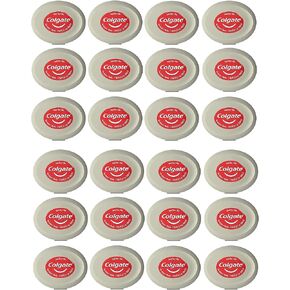 Colgate Waxed Dental Floss for Improved Mouth Health Small Travel Size 3 Yards (2.7 Meters) - Pack of 24