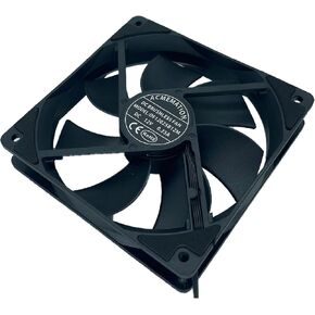 مراوح الكمبيوتر بسرعة 2700 دورة في الدقيقة - مروحة تبريد PWM ذات 4 دبابيس، مروحة حافظة عالية الأداء، 120 مم لسطح المكتب، أسود in Kuwait