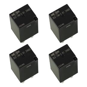 (Pack of 4)303-1AH-C-R1 24VDC 20A SPNO 4Pins Automotive Purpose Relay