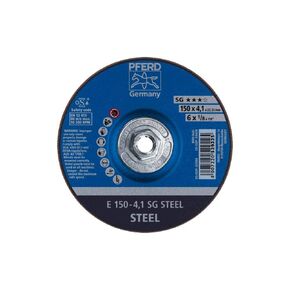 6" x 1/8" Pipeline Wheel, 5/8-11 THD. (4.1mm) A 24 R SG-Pipe - Type 27