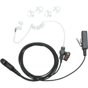 XPR 3500e Earpiece Headset MIC PTT for Motorola XPR3300e XPR3500 XPR3000 Walkie Talkie Two Way Radio with Acoustic Tube