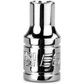 Capri Tools E8 External Star Socket, 1/4-Inch Drive