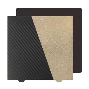 FYSETC Ender-7 Build Plate Upgrades - 280x280mm PET PEI Spring Steel Sheet - Smooth Textured Print Bed: Double-Sided Flex Hotbed Cover with Magentic Sticker for Filament PLA PETG 3D Printer Part