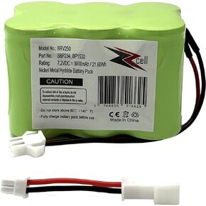 استبدال بطارية ZZcell® لإصدارات مقياس إشارة القمر الصناعي Birdog USB 2.5، 3، 4 SBP234، BP7233-2 USB Plus BIRDOGUSBPLUS