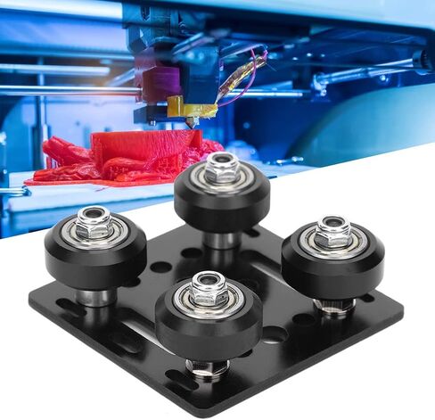 2020 V Slot Gantry Plate, V Type Gantry Plate Black for 3D Printer Accessories Aluminum Profiles EU Standard in Saudi Arabia