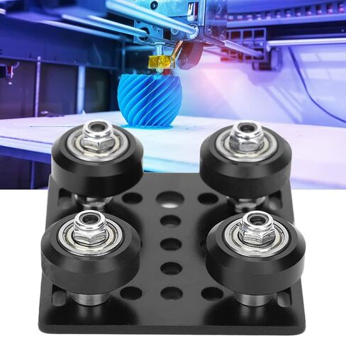 2020 V Slot Gantry Plate, V Type Gantry Plate Black for 3D Printer Accessories Aluminum Profiles EU Standard in Saudi Arabia