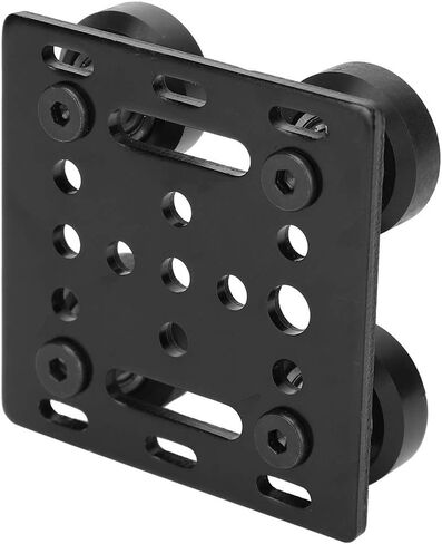 2020 V Slot Gantry Plate, V Type Gantry Plate Black for 3D Printer Accessories Aluminum Profiles EU Standard in Saudi Arabia