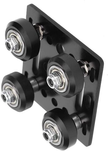 2020 V Slot Gantry Plate, V Type Gantry Plate Black for 3D Printer Accessories Aluminum Profiles EU Standard in Saudi Arabia
