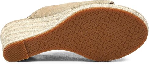 NYDJ Women's CAI Espadrille Wedge Sandal, Sand, 6 in Saudi Arabia