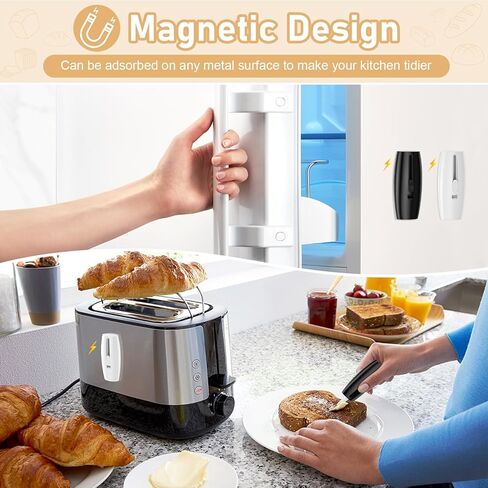 2 in 1 Extractable & Magnetic Bread Lame Dough Scoring Tool - Sourdough Scoring Tool for Sourdough Bread baking & Bread Making Tools with 10 Razor Blades（Black） in Saudi Arabia