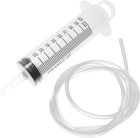 Lab Chromatography Supplies Sample Injection Syringes Plastic Syringe with 1.3m Tubing Carejoy Indutrial Syringes Handy Long Hose Fluid Suction Injector in Saudi Arabia