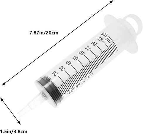 Lab Chromatography Supplies Sample Injection Syringes Plastic Syringe with 1.3m Tubing Carejoy Indutrial Syringes Handy Long Hose Fluid Suction Injector in Saudi Arabia