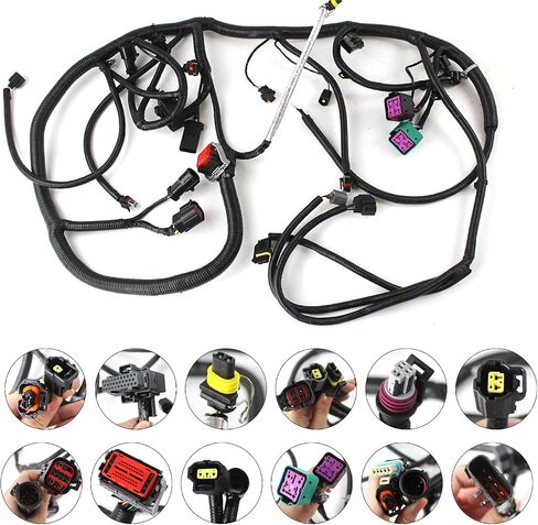Engine Wiring Harness fits for 2003-2004 Super Duty F250 F350 F450 F550 6.0L Replace OE 3C3Z-12B637-BA in Saudi Arabia