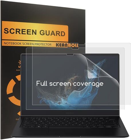 KEANBOLL 3-Pack 13.3 "واقي شاشة مضاد للوهج لجهاز Samsung Galaxy Book2 Pro 360 2 في 1 13.3" كمبيوتر محمول يعمل باللمس، وحماية العين وتغطية شاشة كاملة مضادة لبصمات الأصابع in Saudi Arabia