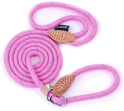 Puppy Pet Cat Dog Leash Collar Basic Accessories Reflective Retractable Dog Rope Pet Traction Belt 5FT(Medium 0.39IN, 24-66LB, Purple) in Kuwait
