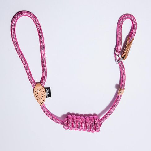 Puppy Pet Cat Dog Leash Collar Basic Accessories Reflective Retractable Dog Rope Pet Traction Belt 5FT(Medium 0.39IN, 24-66LB, Purple) in Kuwait