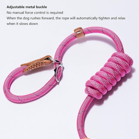 Puppy Pet Cat Dog Leash Collar Basic Accessories Reflective Retractable Dog Rope Pet Traction Belt 5FT(Medium 0.39IN, 24-66LB, Purple) in Kuwait
