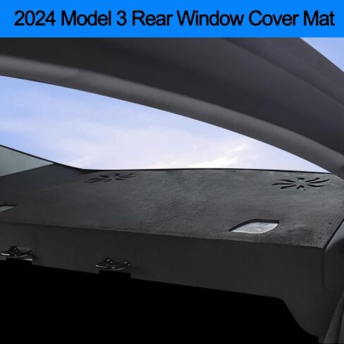 Dashboard Cover for Tesla Model 3/Y, Flannel Dashboard Pad Dash Mat Compatible with Tesla Model Y Model 3 2017-2021 2022 2023 Dashboard Decorative Interior Auto Accessories in Saudi Arabia