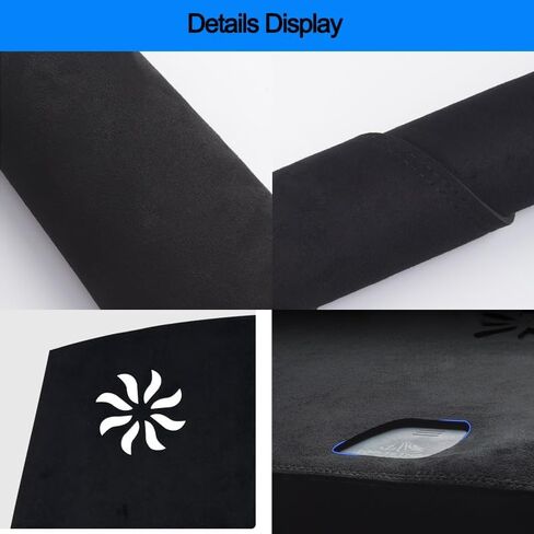 Dashboard Cover for Tesla Model 3/Y, Flannel Dashboard Pad Dash Mat Compatible with Tesla Model Y Model 3 2017-2021 2022 2023 Dashboard Decorative Interior Auto Accessories in Saudi Arabia