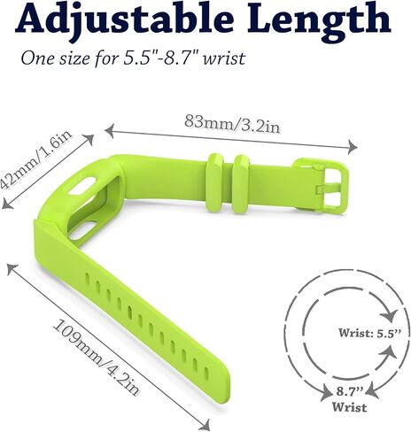 Aroloxta Bands Compatible with Fitbit Ace 3 for Kids, Waterproof Soft Slilcone Colorful Ace3 Straps for Boys Girls Bracelet Accessories Sports Watch Replacement Band for Fitbit Ace 3 Kid Children in Kuwait