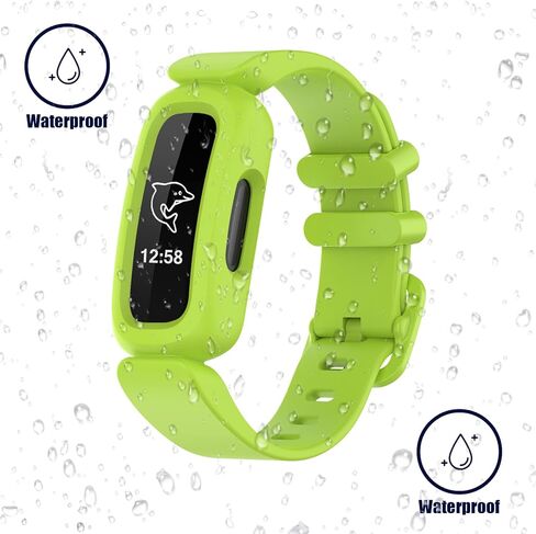 Aroloxta Bands Compatible with Fitbit Ace 3 for Kids, Waterproof Soft Slilcone Colorful Ace3 Straps for Boys Girls Bracelet Accessories Sports Watch Replacement Band for Fitbit Ace 3 Kid Children in Kuwait