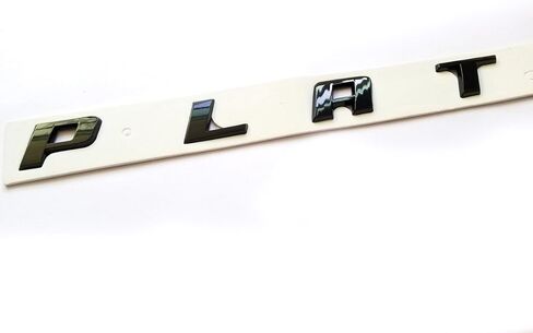 2pack OEM بلاتينيوم شعارات جانبية شارة اسم ثلاثية الأبعاد متوافقة مع 150 250 350 بلاتينيوم لامع (أسود) in Kuwait