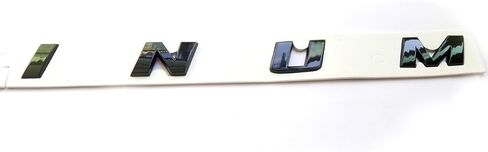 2pack OEM بلاتينيوم شعارات جانبية شارة اسم ثلاثية الأبعاد متوافقة مع 150 250 350 بلاتينيوم لامع (أسود) in Kuwait