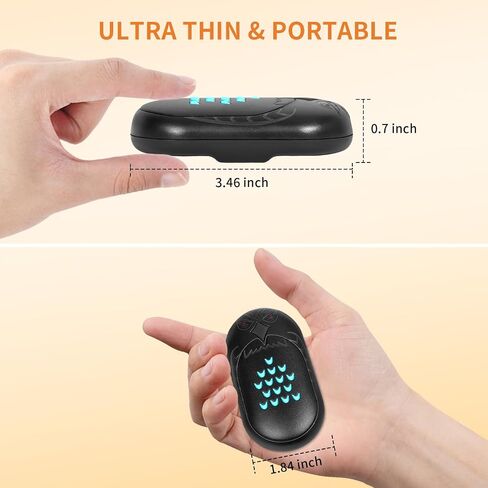 Hand-Warmers Rechargeable 2 Pack, 4000-6000mAh Electric Hand Warmer, Long Last Heating Portable Hand Warmer is Great for Outdoors,Camping,Travelling in Saudi Arabia