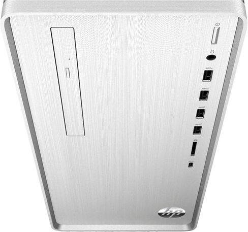 كمبيوتر مكتبي HP Pavilion، معالج AMD Ryzen 3 5300G، ذاكرة الوصول العشوائي 32 جيجابايت، 1 تيرابايت PCIe SSD، HDMI، DVD-RW، قارئ بطاقة الوسائط، RJ45، VGA، Wi-Fi، Windows 11 Home، لوحة مفاتيح وماوس سلكي، فضي in Kuwait