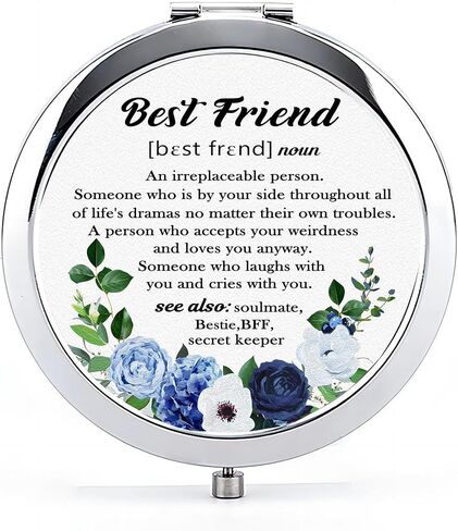 Thank You Gifts for Women, Thank You Compact Mirror, Appreciation Gifts, Farewell Gift for Women Friends Coworkers Colleague Makeup Mirror in Saudi Arabia