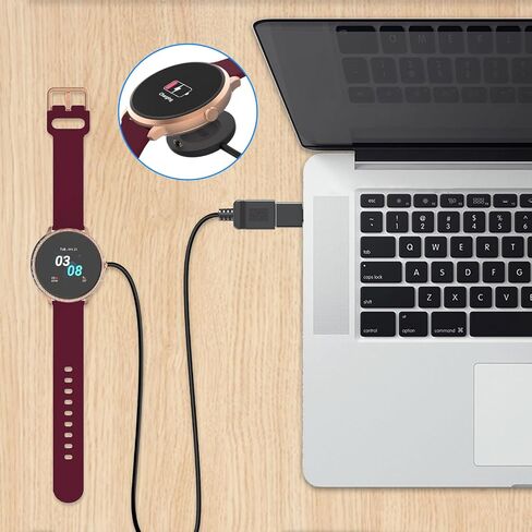 كابل شاحن USB للساعة الذكية iTouch Wearables Air 3 والساعة الذكية iTouch Sport 3، قاعدة شحن بديلة متوافقة مع الساعة الذكية iTouch Air 3، الساعة الذكية iTouch Sport 3 (أسود) in Saudi Arabia
